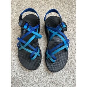 Chaco ZX2 Women's Sandals Size 8 Blue Strappy, Waterproof, Casual‎ Hiking